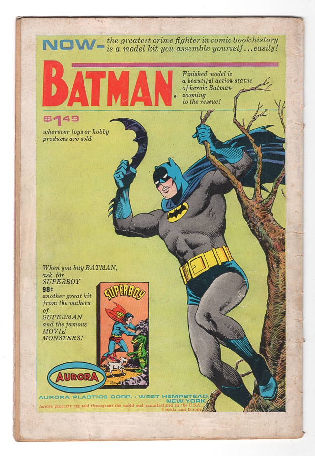 Batman #171 G+ Back Cover