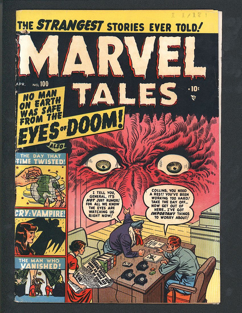 Marvel Tales (Golden Age) #100 G/VG Front Cover