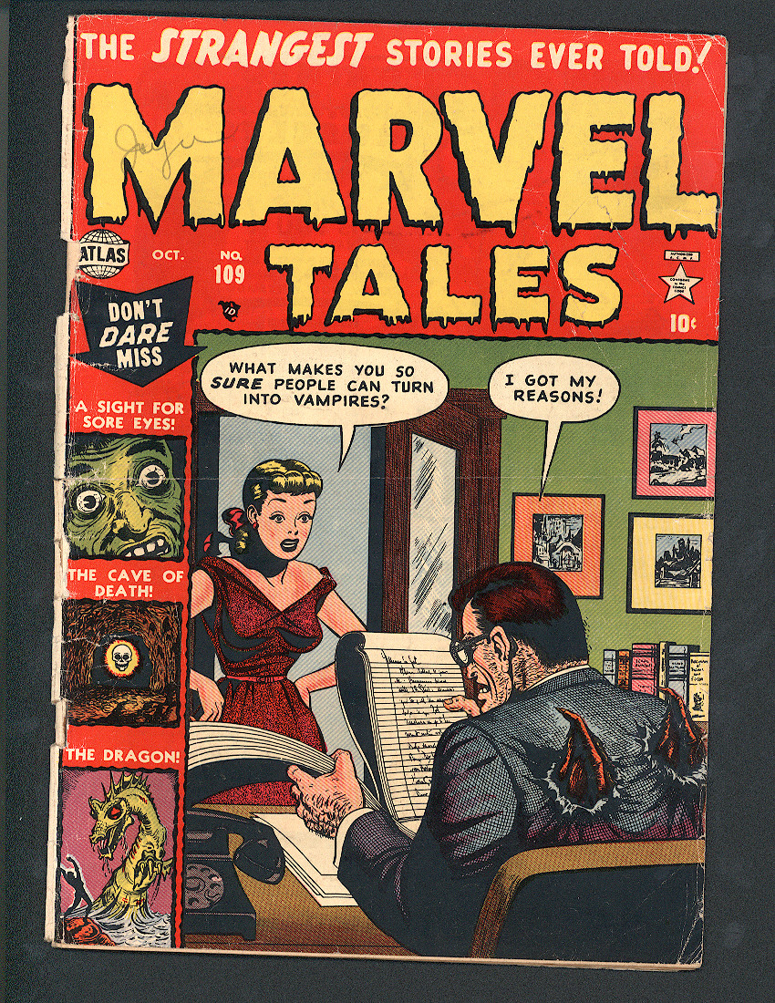 Marvel Tales (Golden Age) #109 Fr/G Front Cover
