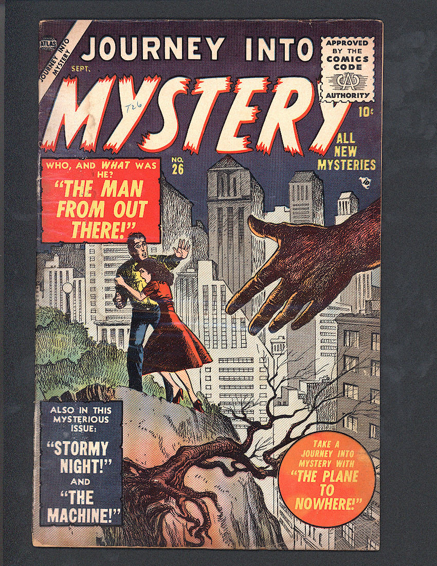 Journey Into Mystery (Pre-Hero) #26 G- Front Cover