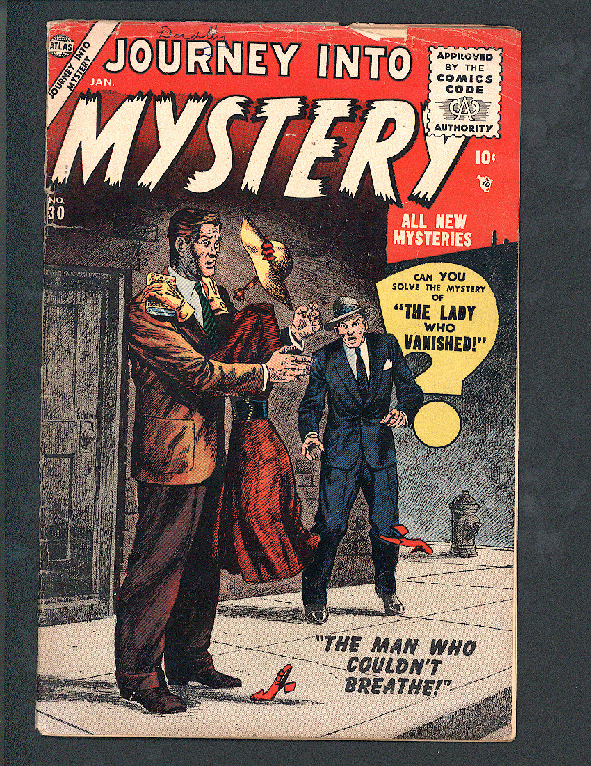 Journey Into Mystery (Pre-Hero) #30 G+ Front Cover