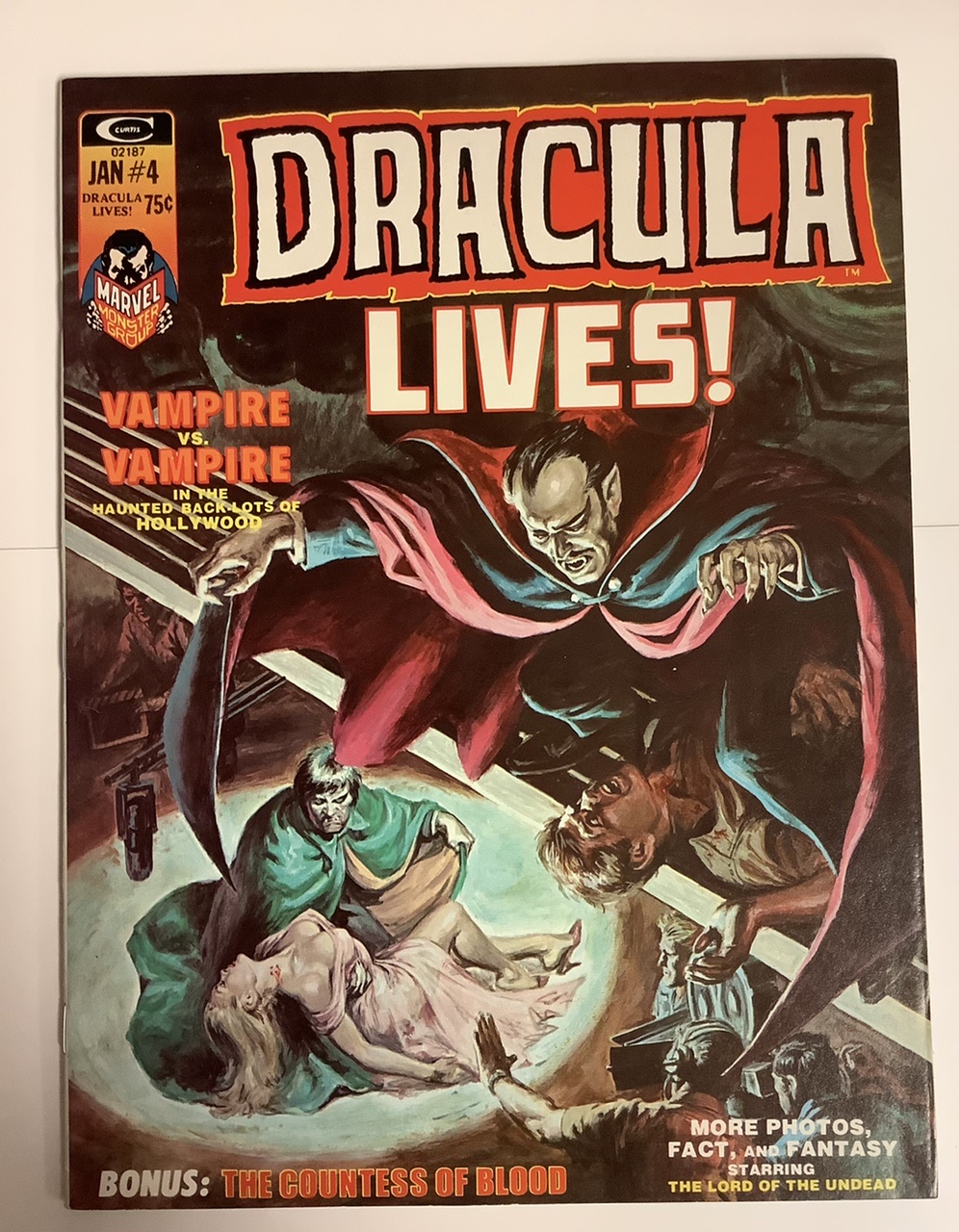 Dracula Lives! #4 NM- Front Cover