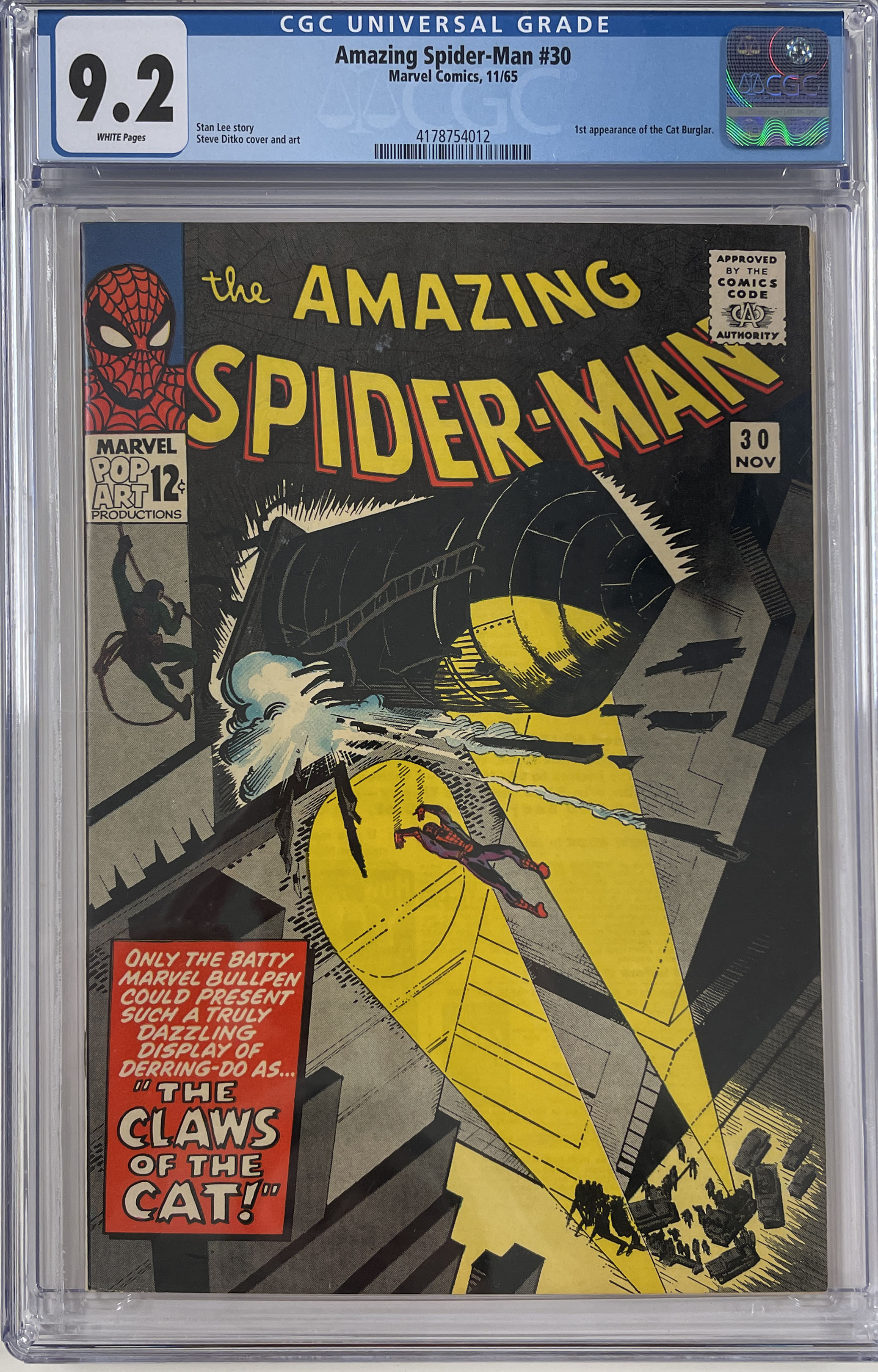 Amazing Spider-Man #30 CGC 9.2 Front Cover
