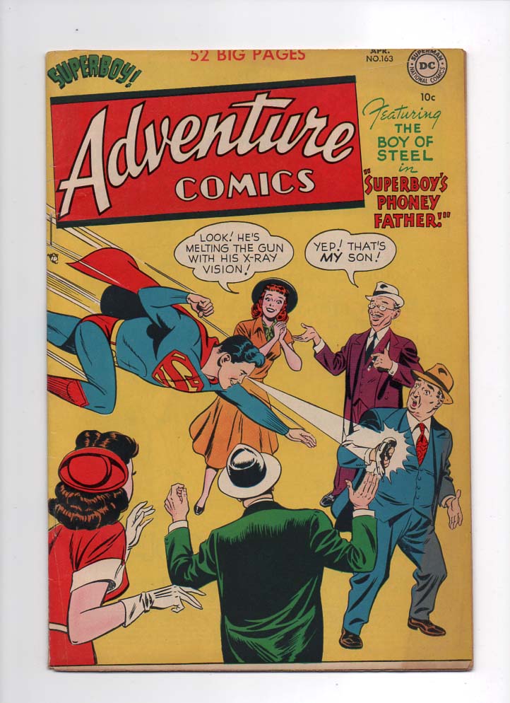 Adventure Comics #163 VF- Front Cover