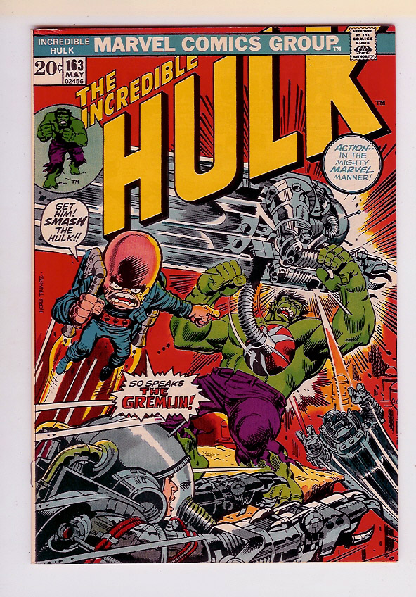 Hulk #163 NM-/NM Front Cover