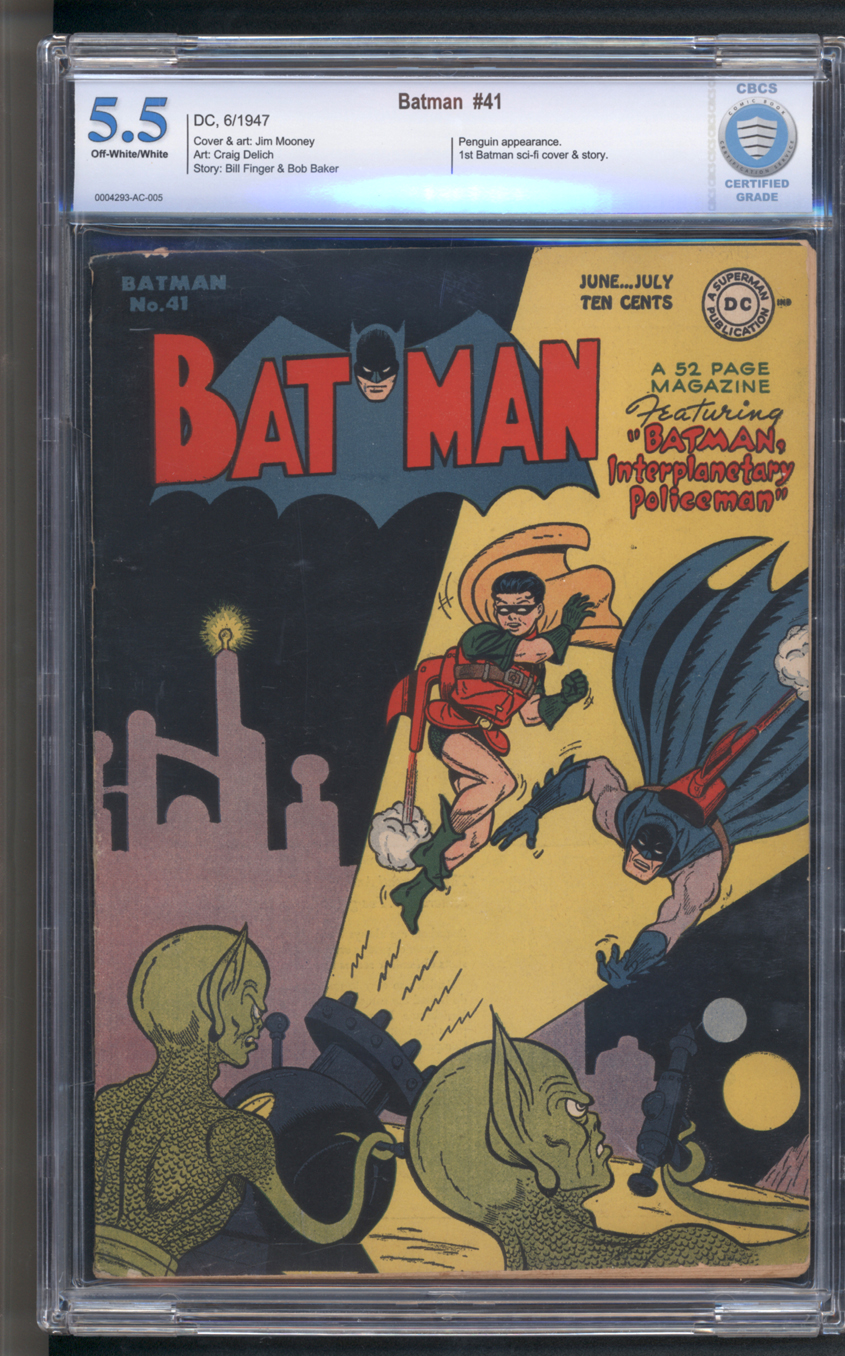 Batman #41 CBCS 5.5 Front Cover