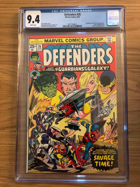 Defenders #26 CGC 9.4 Front Cover