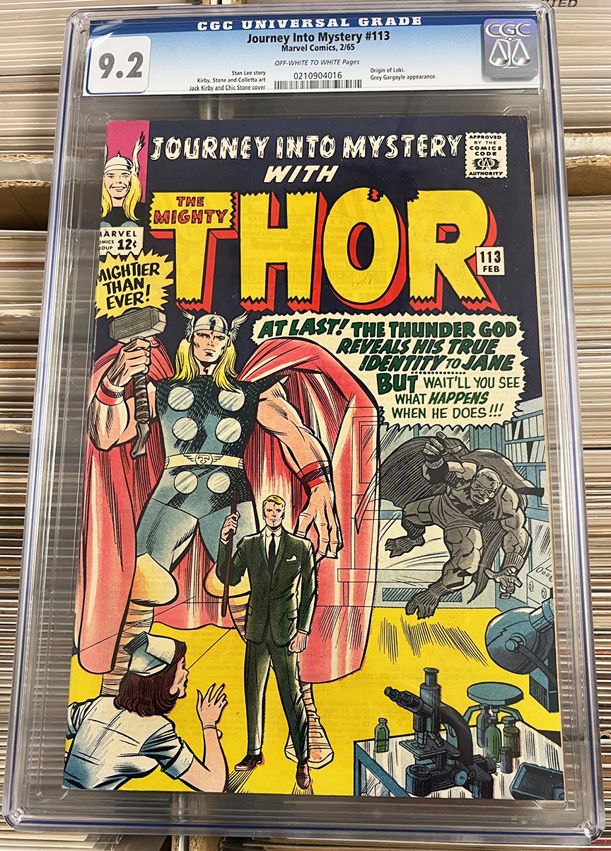 Journey Into Mystery (Thor) #113 CGC 9.2 Front Cover