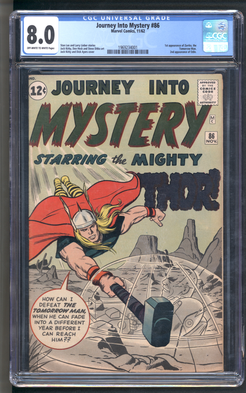 Journey Into Mystery (Thor) #86 CGC 8.0 Front Cover