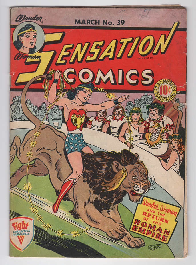 Sensation Comics #39 VG+ Front Cover