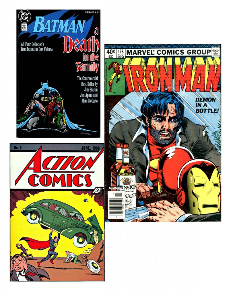 Batman, Death in the Family, Iron Man #128, Action #1