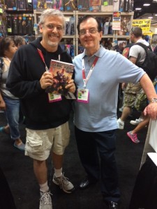 Ted VanLiew poses with Bob Overstreet at the San Diego Comi-Con
