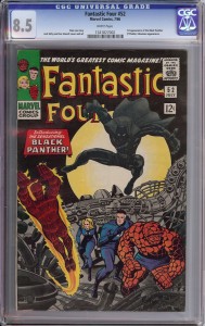 FF 52 is the first appearance of the Black Panther.