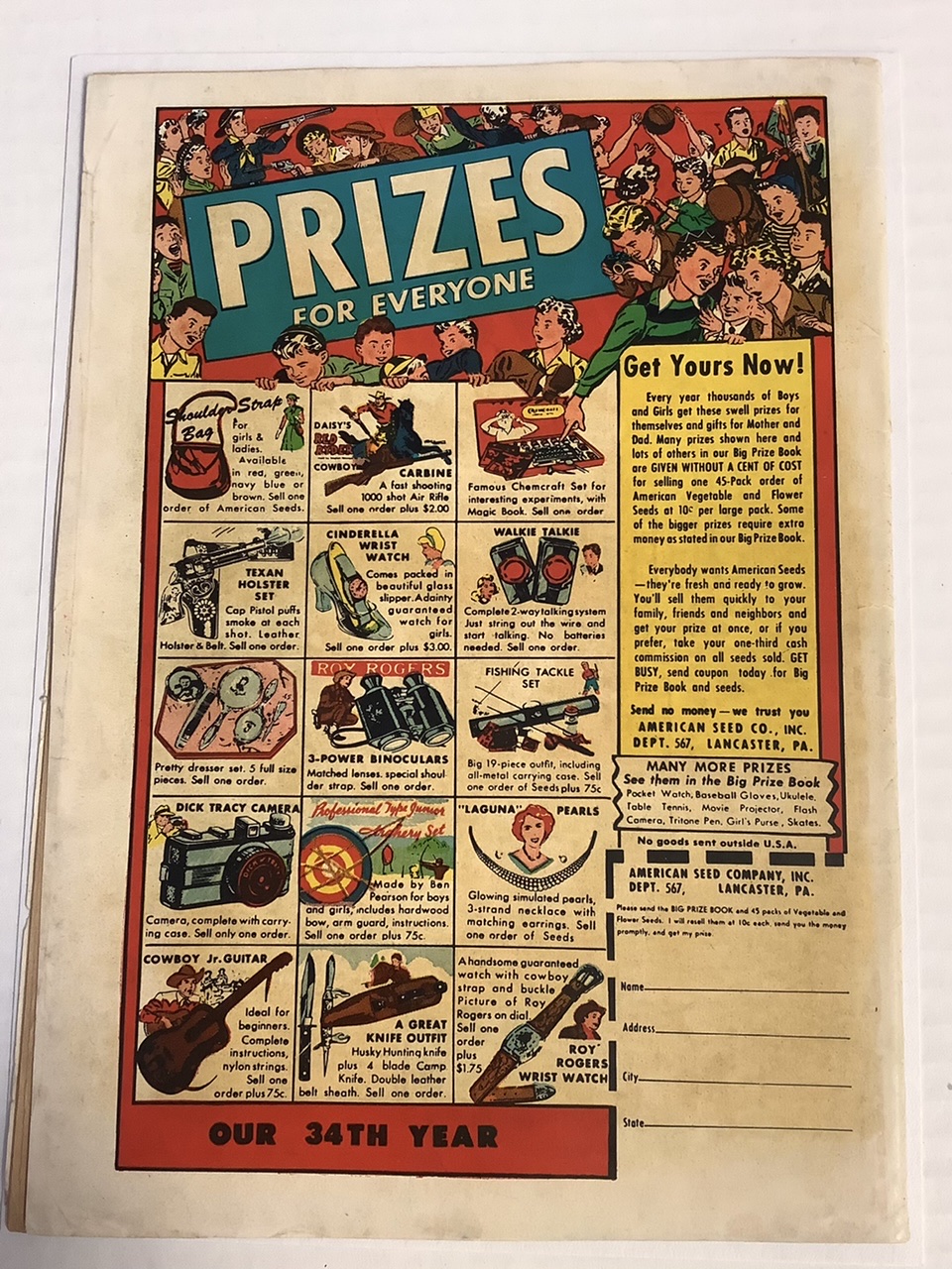 Amazing Detective Cases #11 F- Back Cover