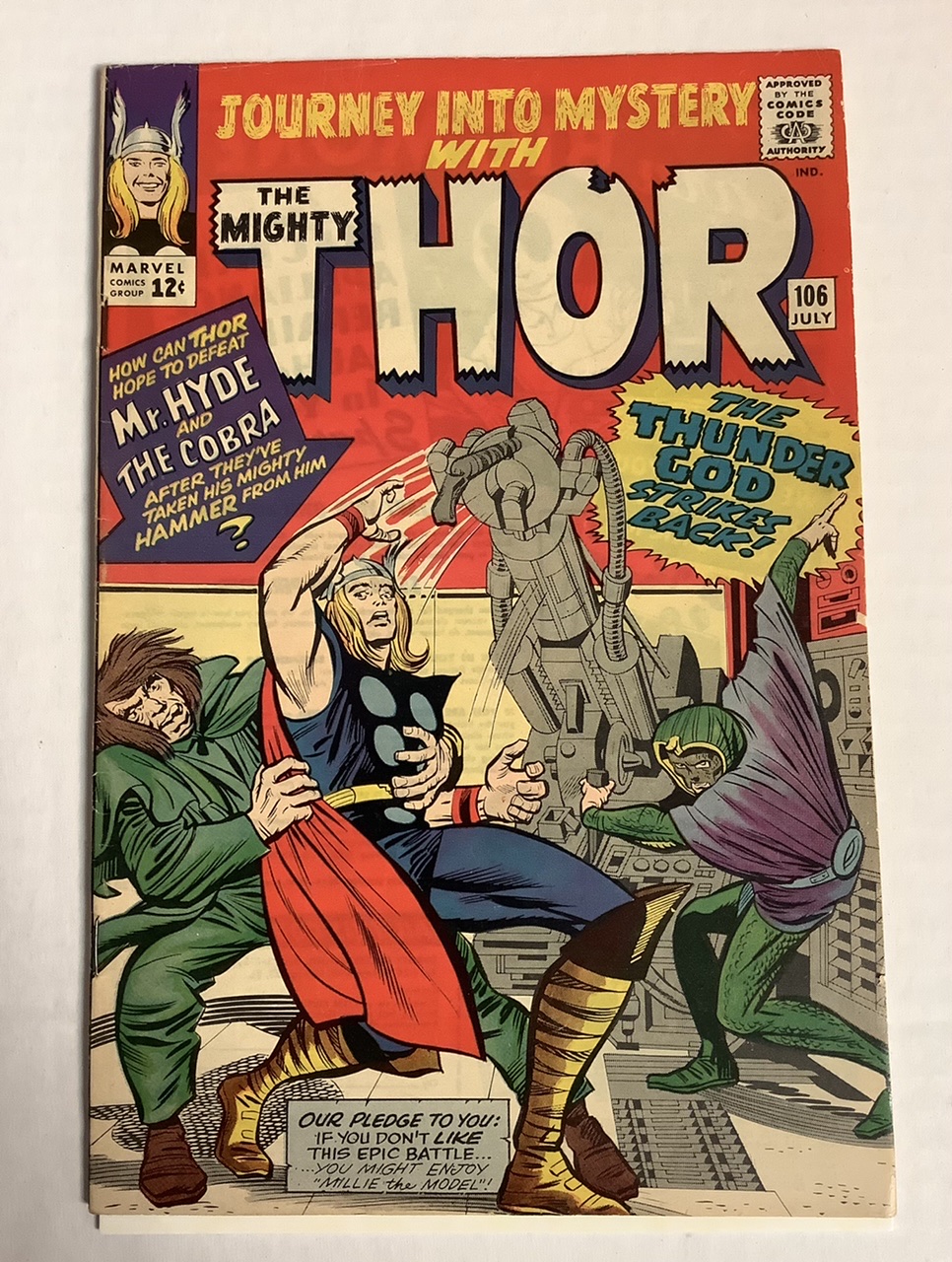 Journey Into Mystery (Thor) #106 VF- Front Cover