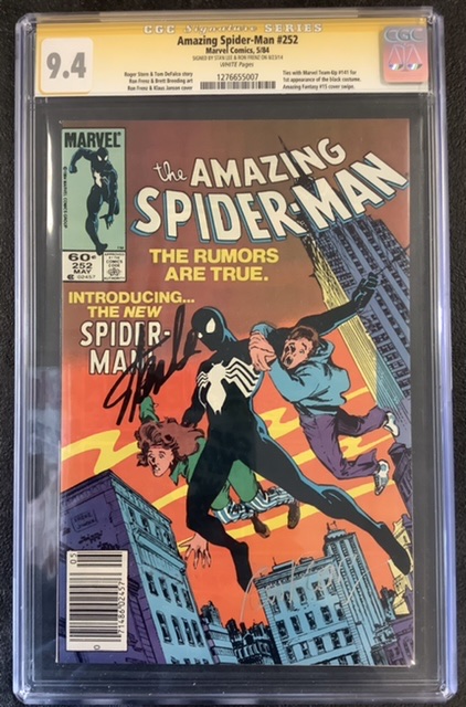Amazing Spider-Man #252 CGC 9.4 Front Cover