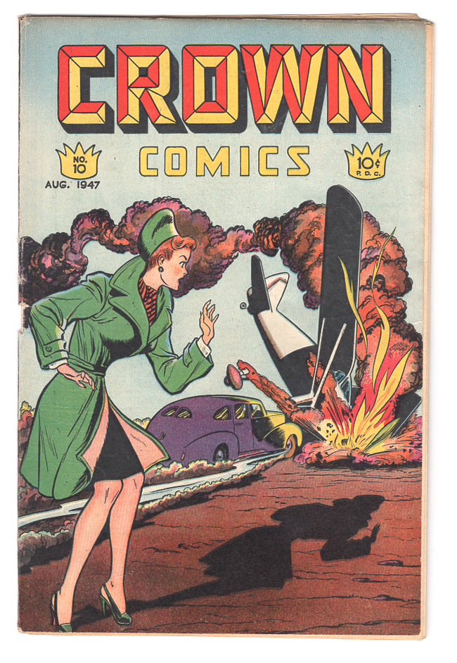 Crown Comics #10 VG+ Front Cover