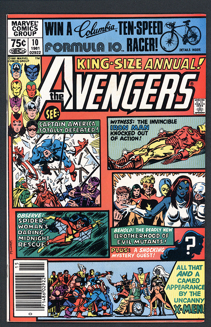 Avengers Annual #10 NM- Front Cover