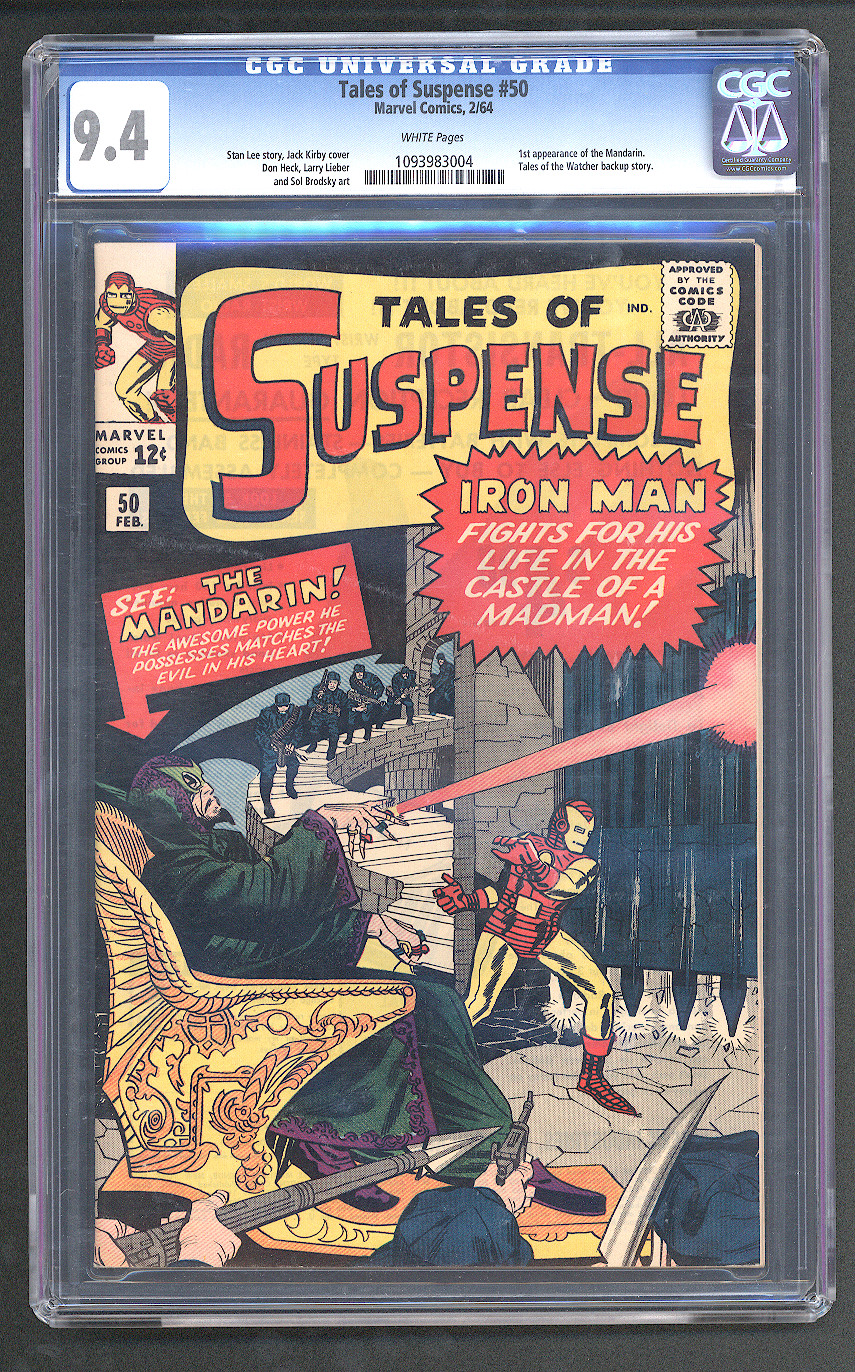 Tales of Suspense (Superheroes) #50 CGC 9.4 Front Cover