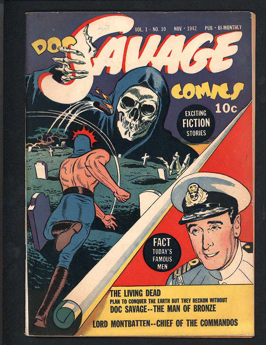 Doc Savage Comics(Street & Smith) #10 VF+ Front Cover