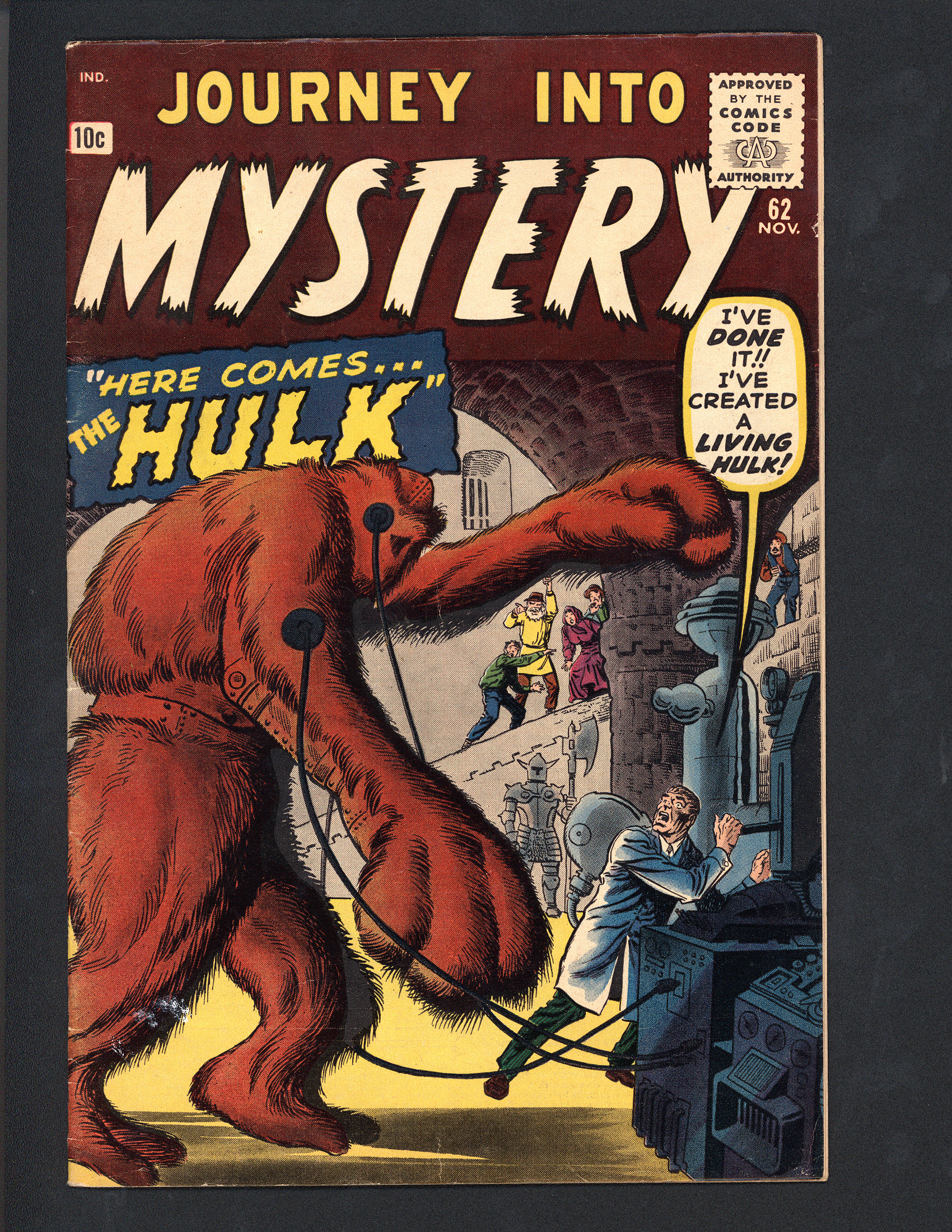 Journey Into Mystery (Pre-Hero) #62 VF- Front Cover