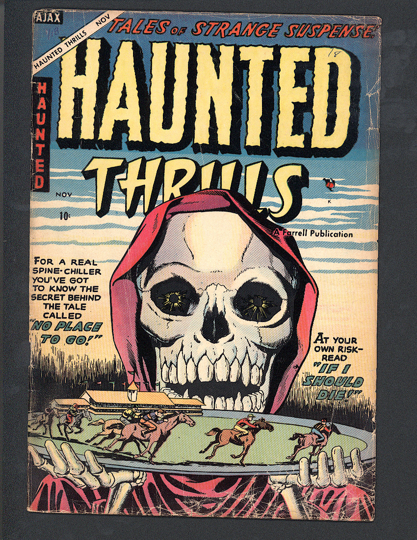 Haunted Thrills #18 VG- Front Cover