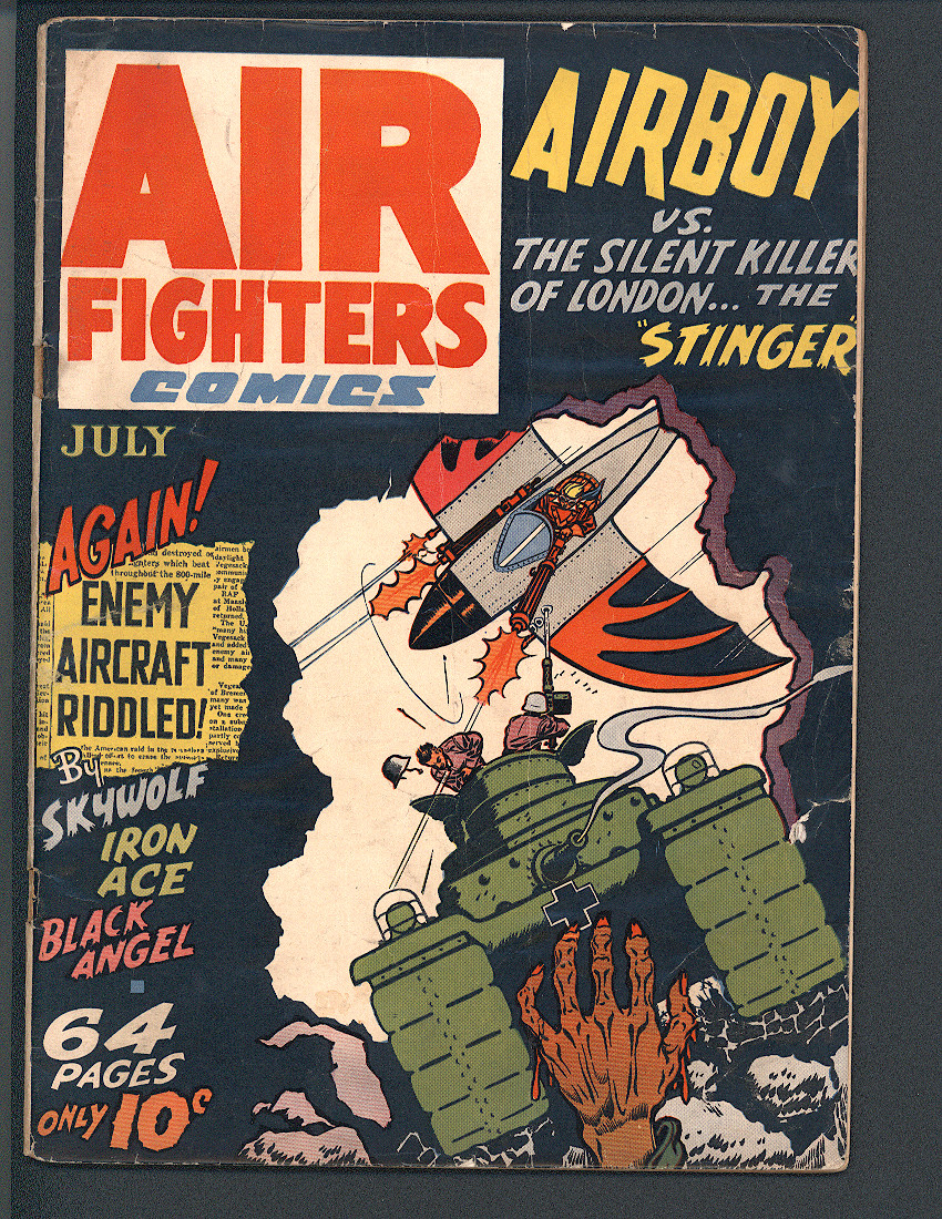 Air Fighters Comics (Vol. 1) #10 G/VG Front Cover
