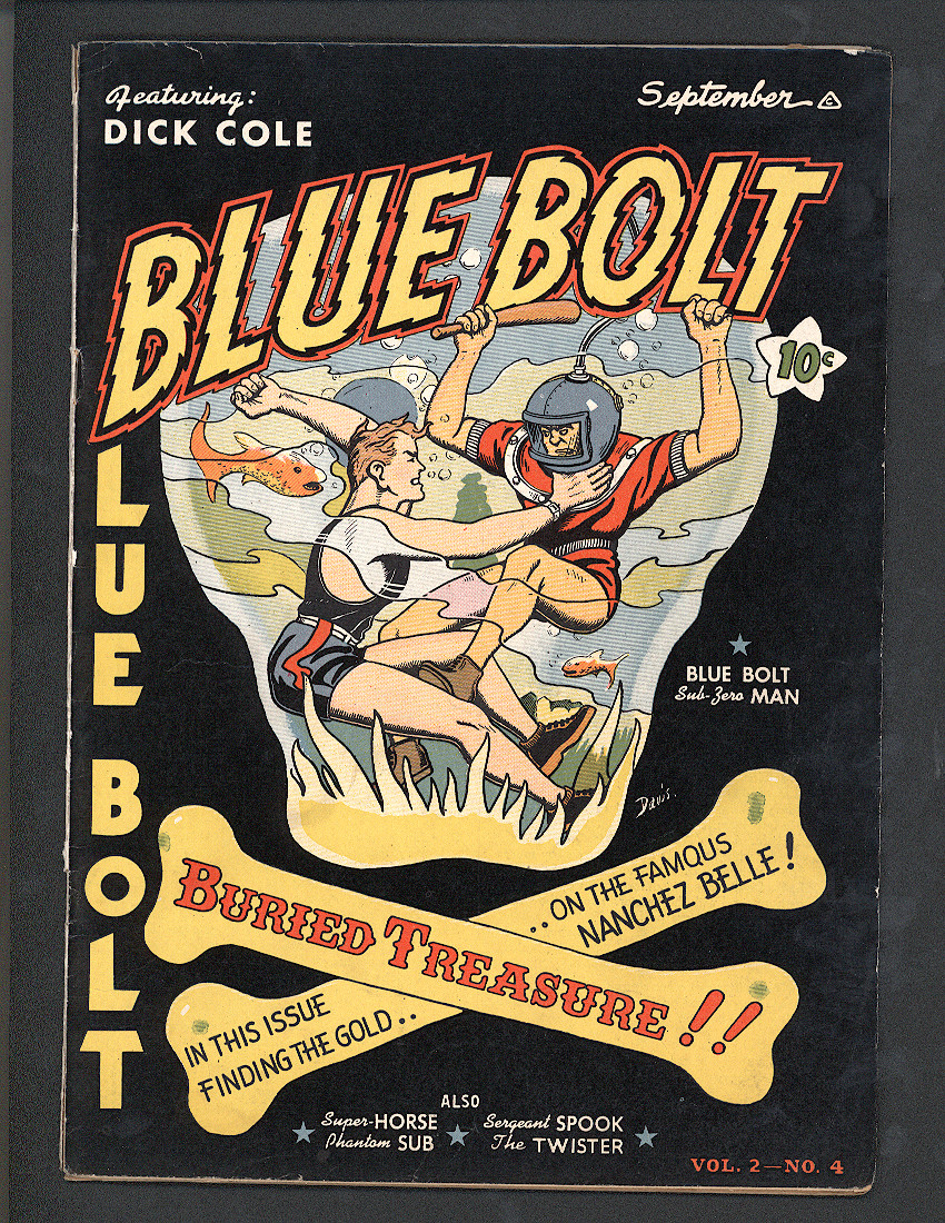 Blue Bolt (Novelty, Vol. 2 #4 F