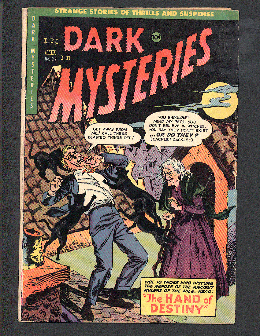 Dark Mysteries #22 VG+ Front Cover