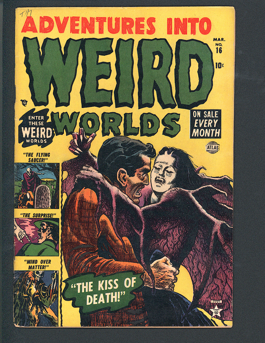 Adventures into Weird Worlds #16 VG+ Front Cover