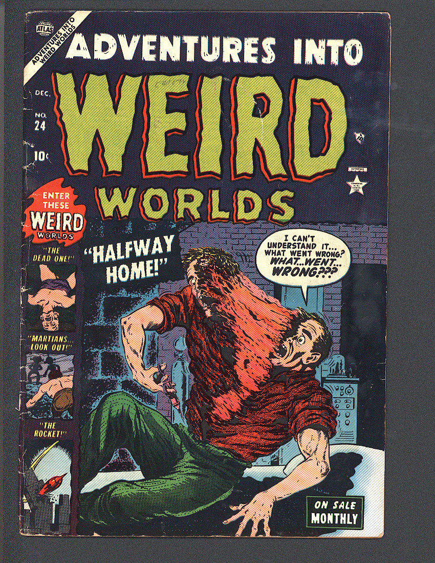 Adventures into Weird Worlds #24 VG+ Front Cover