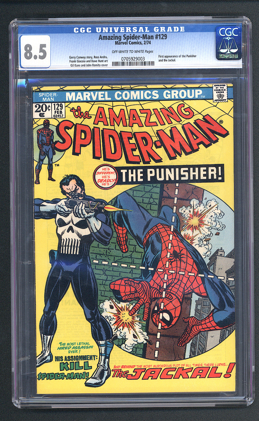 Amazing Spider-Man #129 CGC 8.5 Front Cover
