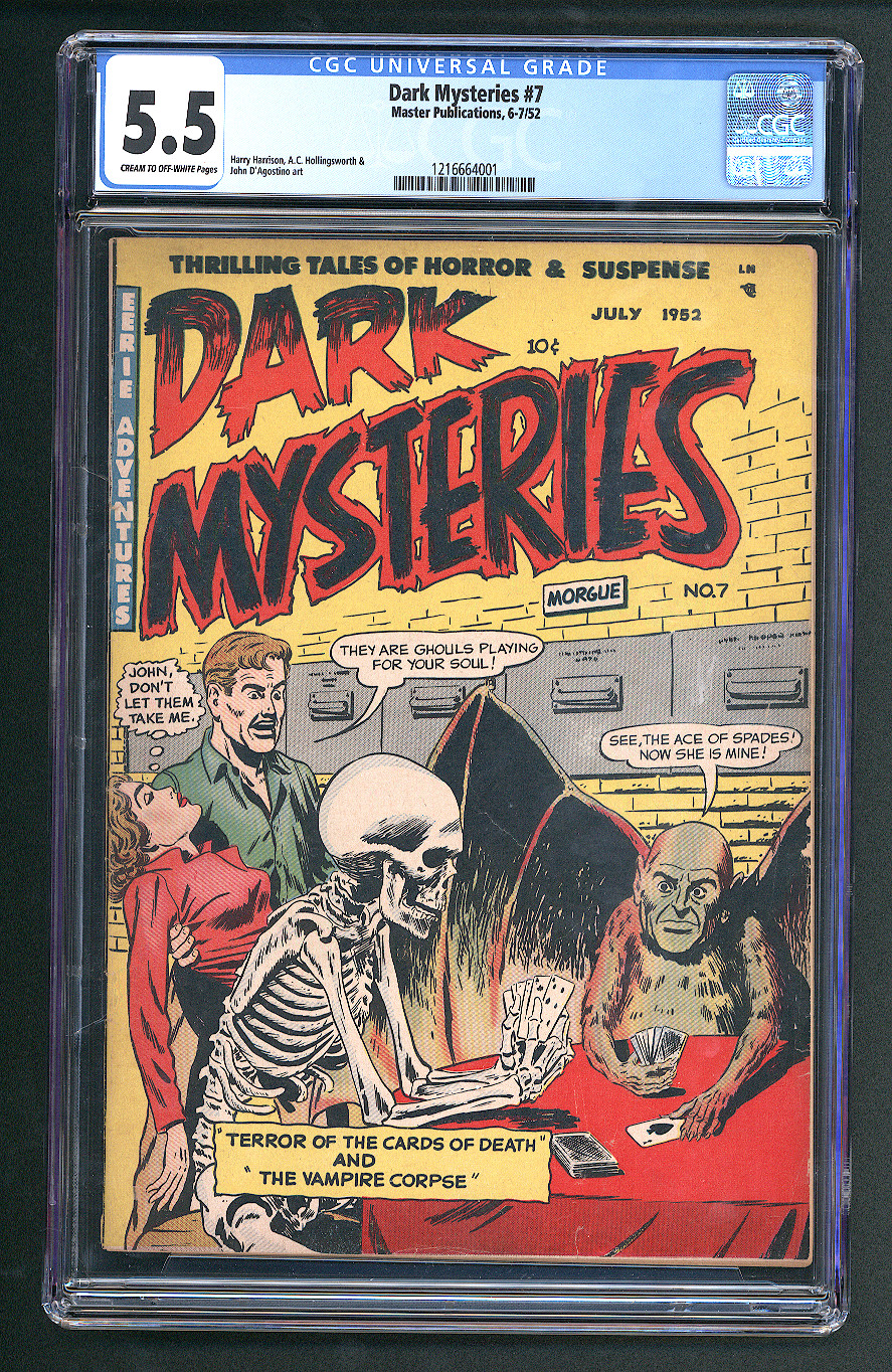 Dark Mysteries #7 CGC 5.5 Front Cover