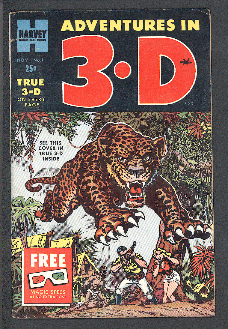 Adventures in 3-D #1 VG+ Front Cover