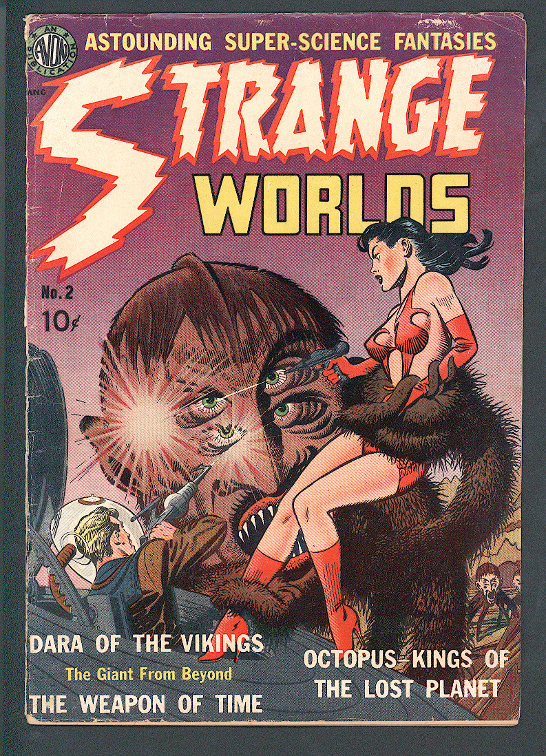 Strange Worlds (Avon) #2 VG/F Front Cover