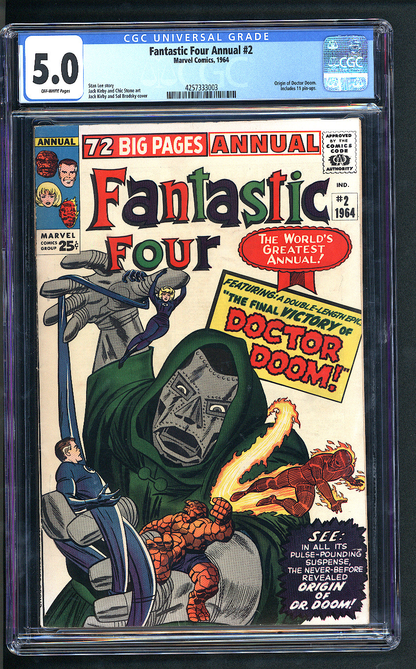 Fantastic Four Annual #2 CGC 5.0 Front Cover
