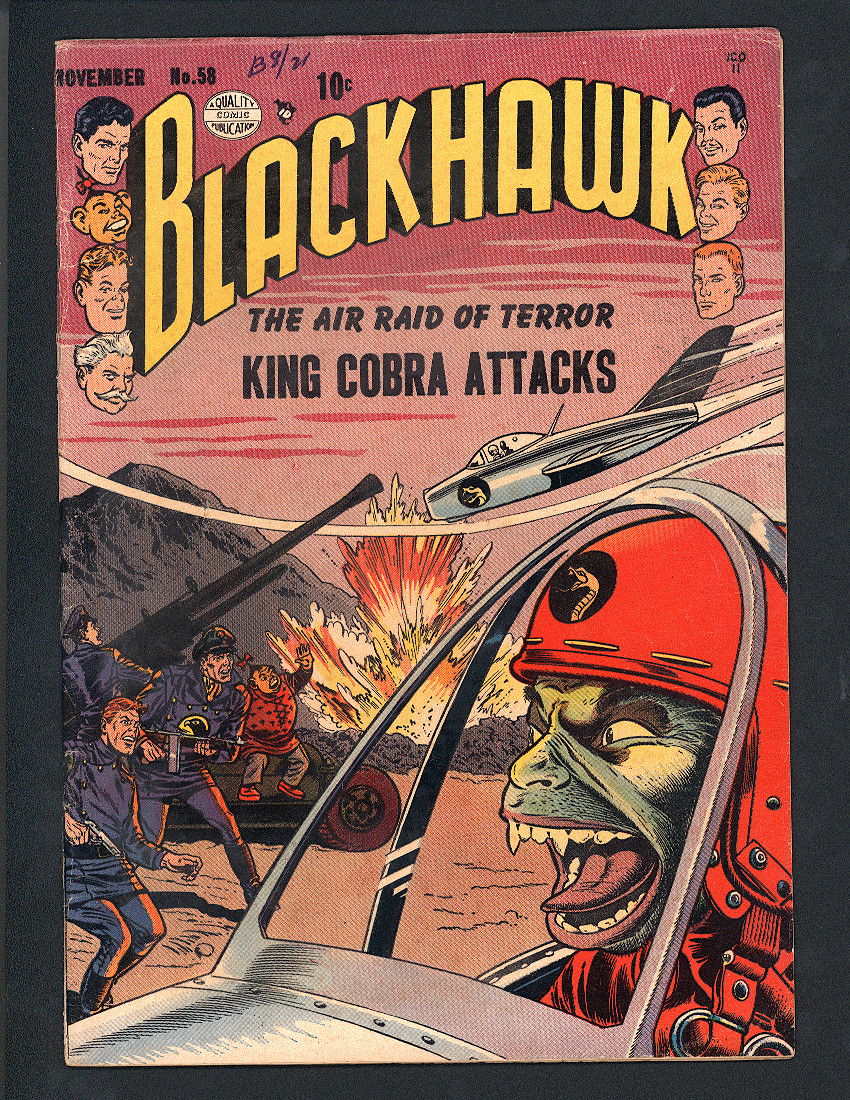 Blackhawk (Quality) #58 VG/F Front Cover
