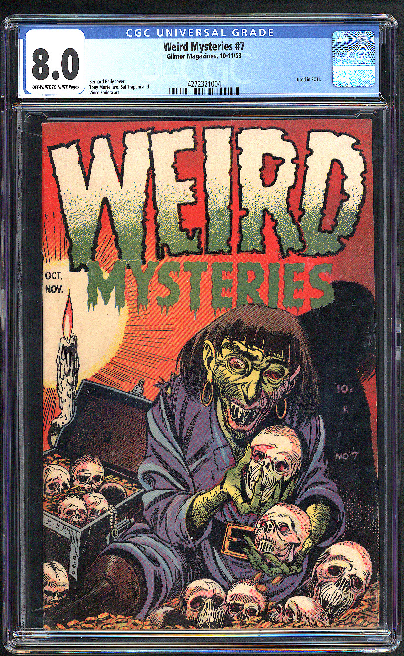 Weird Mysteries #7 CGC 8.0 Front Cover