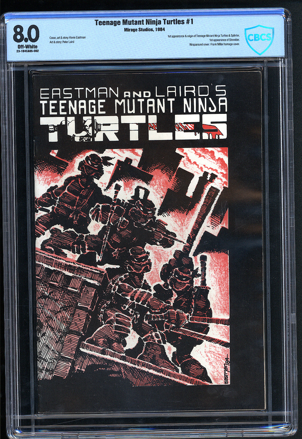 Teenage Mutant Ninja Turtles #1 CBCS 8.0 Front Cover