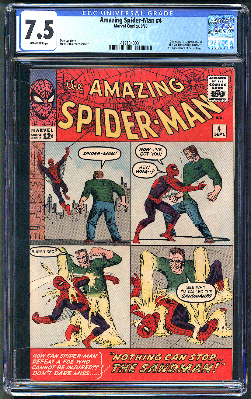 Amazing Spider-Man #4 CGC 7.5 Front Cover