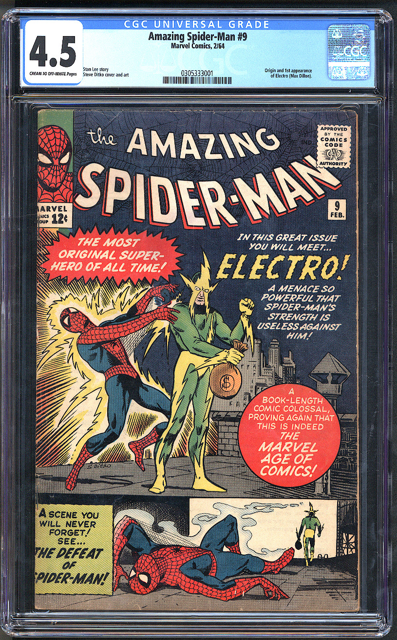 Amazing Spider-Man #9 CGC 4.5 Front Cover