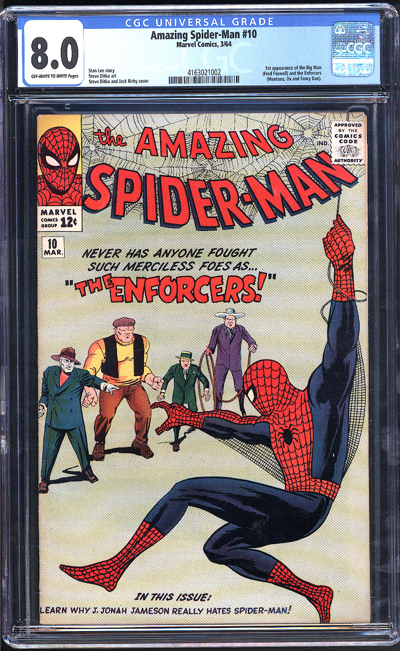 Amazing Spider-Man #10 CGC 8.0 Front Cover
