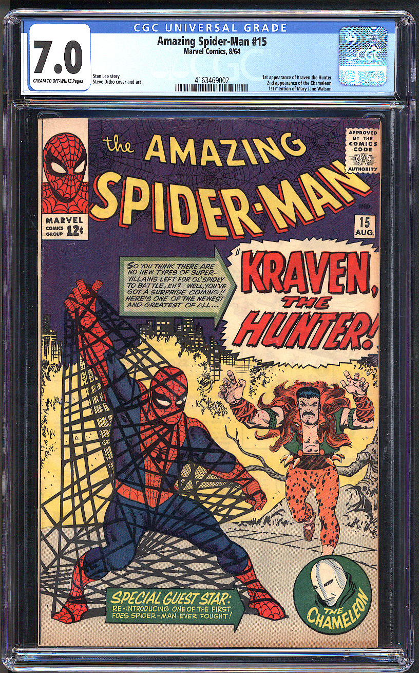 Amazing Spider-Man #15 CGC 7.0 Front Cover