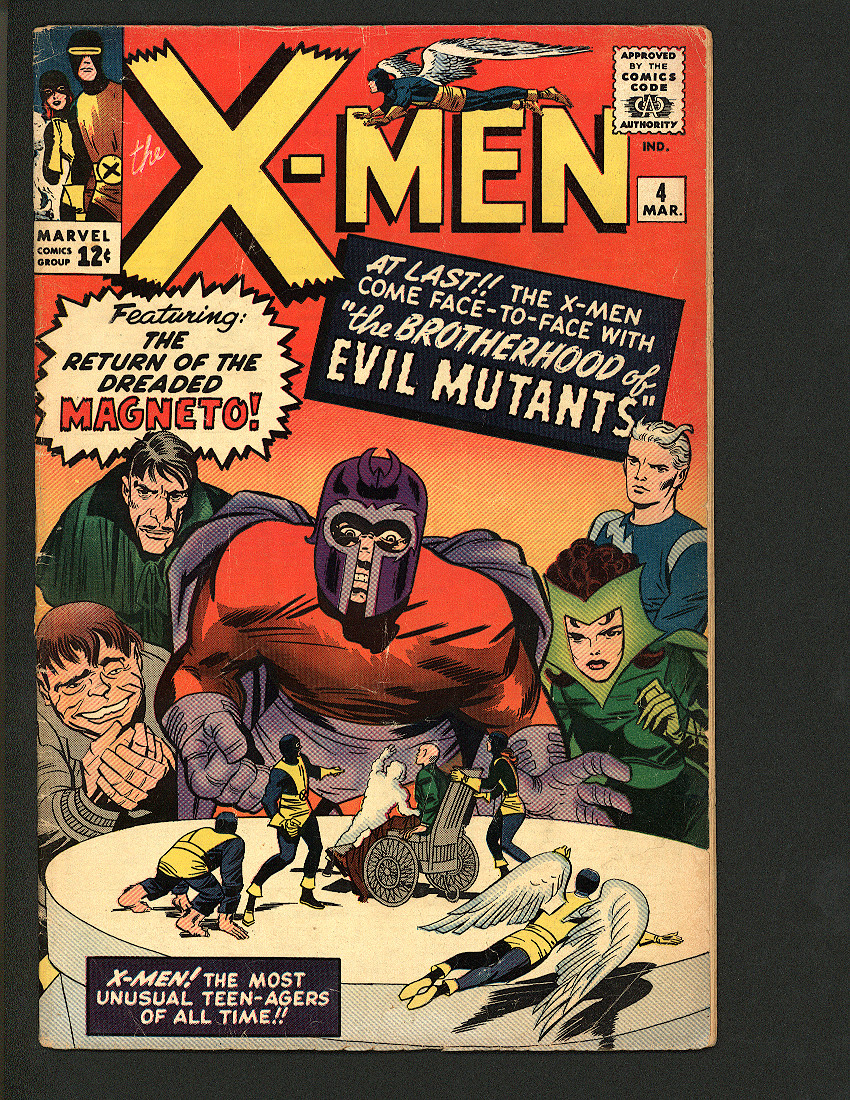 X-Men #4 VG+ Front Cover