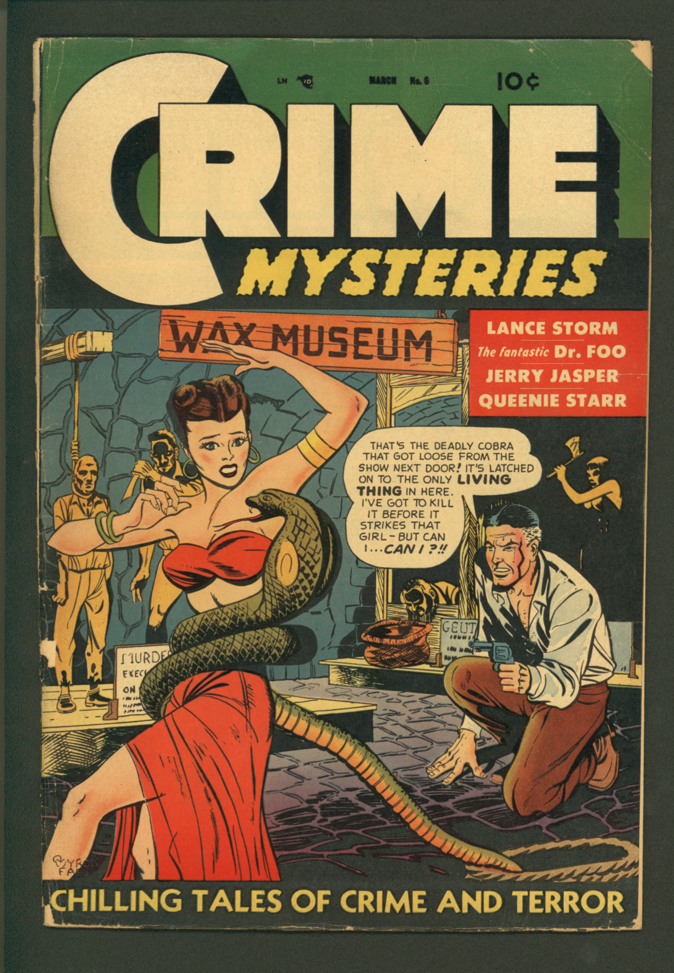 Crime Mysteries #6 VG Front Cover