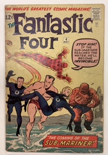 Fantastic Four #4 G+