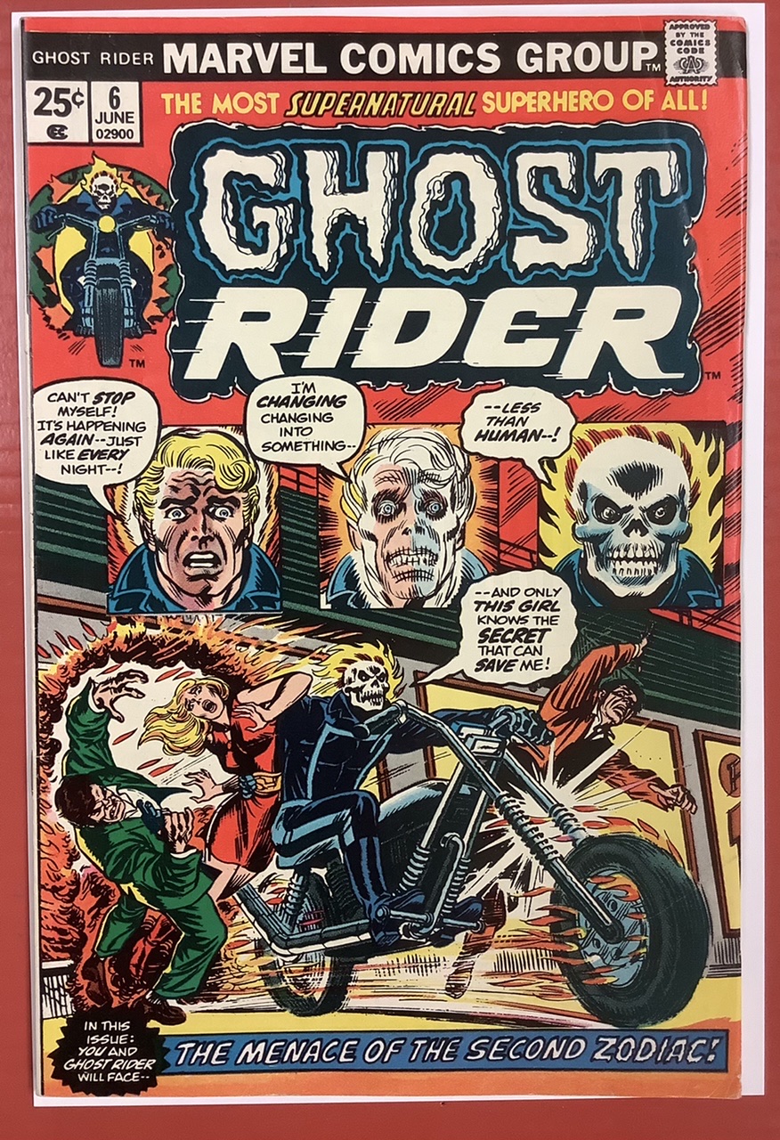 Ghost Rider (Superhero) #6 VF+ Front Cover