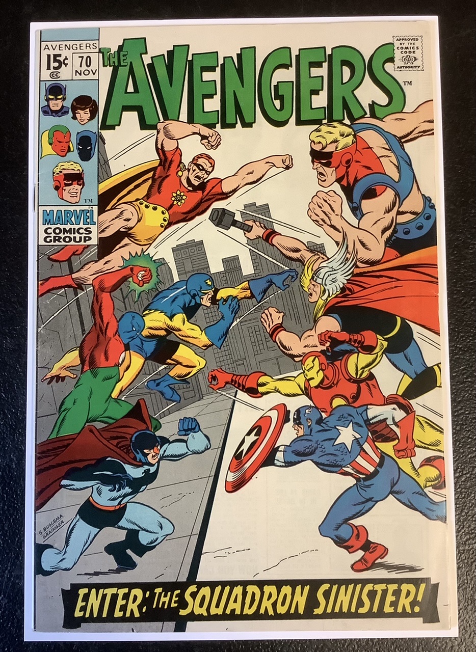 Avengers #70 VF+ Front Cover