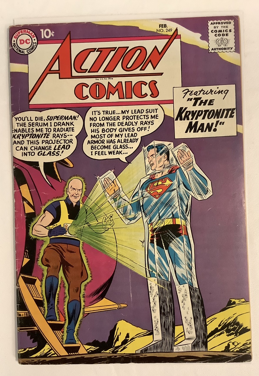 Action Comics #249 VG/F Front Cover