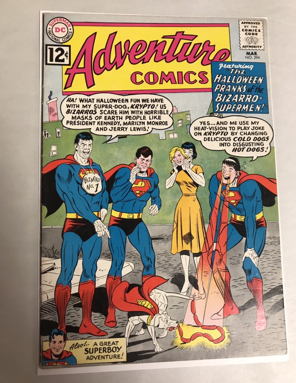 Adventure Comics #294 VF+ Front Cover